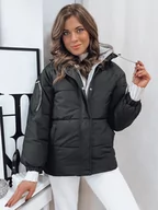 Kurtki damskie - Kurtka zimowa damska pikowana SPACE czarna Dstreet TY4070-XXL - miniaturka - grafika 1