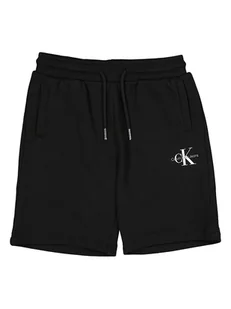 Calvin Klein Szorty dresowe w kolorze czarnym - Spodenki damskie - miniaturka - grafika 1