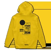 Odzież do sportów motorowych - Bluza z kapturem Toyota Supra żółta-XXL - miniaturka - grafika 1