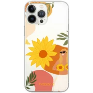 Etui i futerały do telefonów - Etui Babaco dedykowane do Iphone 11 PRO, wzór: Kwiaty 015 Etui częściowo przeźroczyste, oryginalne i oficjalnie licencjonowane - miniaturka - grafika 1