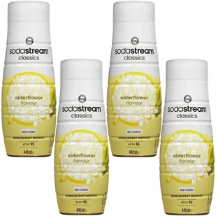 Syrop do SodaStream Elderflower Zero 440ml x4 - Syropy i koncentraty owocowe - miniaturka - grafika 1