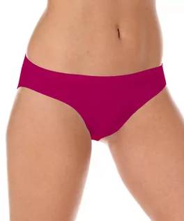 Bielizna sportowa damska - Damskie Majtki Bezszwowe Bikini Comfort Cool Brubeck fuksja Rozmiar: XL - grafika 1