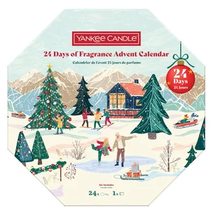 Yankee Candle Kalendarz adwentowy, 24 x Tealight + Świecznik - Kalendarze - miniaturka - grafika 1