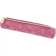 Piórniki - Piórnik kosmetyczka okrągła Snake różowy 50046614 HERLITZ - miniaturka - grafika 1