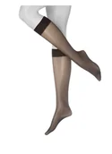 Rajstopy - Wolford Podkolanówki Satin Touch schwarz - miniaturka - grafika 1