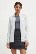 Bluzy damskie - Jack Wolfskin bluza sportowa Kolbenberg kolor szary gładka 1710354 - miniaturka - grafika 1