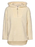 Bluzy damskie - Noisy May - Damska bluza z kapturem  NMSunday, beżowy - miniaturka - grafika 1