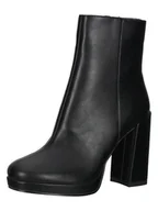 Botki damskie - Steve Madden Botki w kolorze czarnym na obcasie - miniaturka - grafika 1
