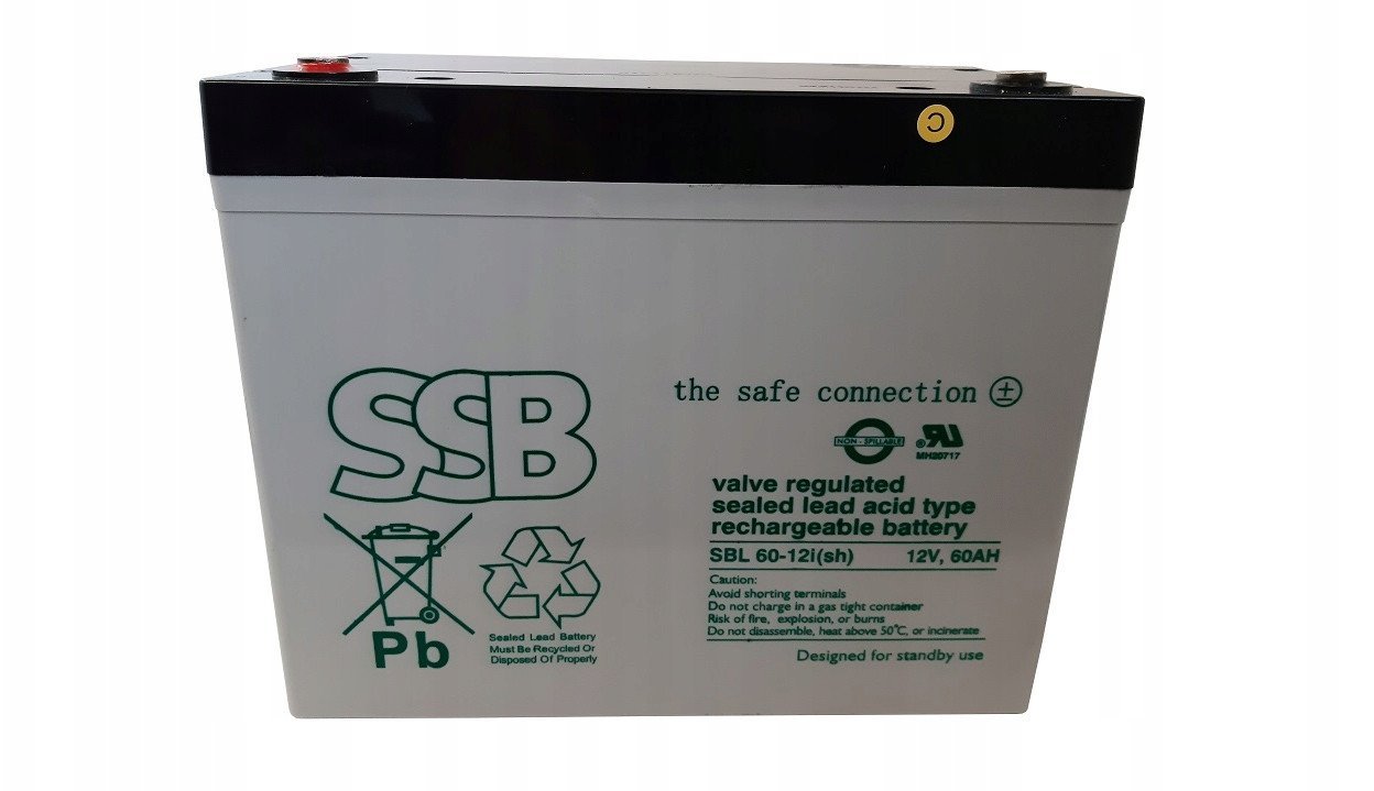 Akumulator AGM SBL 60-12i sh 12V60Ah M6