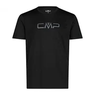 Koszulki męskie - CMP T-shirt męski, Nero, 46 - miniaturka - grafika 1