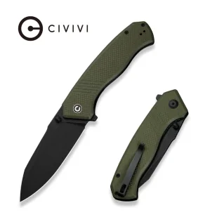 Nóż składany Civivi Placoid OD Green G10, Black Stonewashed 14C28N (C23079-3) - Noże - miniaturka - grafika 1