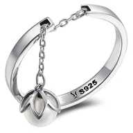 Pierścionki - Pierścionek Srebrny - PIERŚCIONEK PERŁA - miniaturka - grafika 1