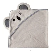 Okrycia kąpielowe dla dzieci - Bambusowe okrycie kąpielowe Beż Koala 85x85, Bamboo Line Texpol - miniaturka - grafika 1