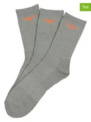 Skarpetki męskie - Mizuno Skarpety sportowe (3 pary) w kolorze szarym - miniaturka - grafika 1