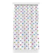 Zasłony - Gotowa zasłona do sypialni 150x260 Kolorowe kropki, Fabricsy - miniaturka - grafika 1