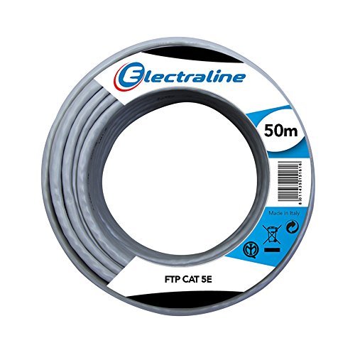 Electraline – 101843 kabel sieciowy Ethernet Cat5e FTP, 50 metrów