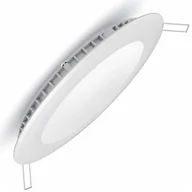 Lampy sufitowe - V-TAC LED panel do wbudowania okrągły, aluminiowa rama, 18 W, 3000 K, 1350 LM, średnica 225 MM, 205 MM wymiar otworu, biała 4860 4860 - miniaturka - grafika 1