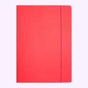 Teczki i skoroszyty - Teczka A4 z gumką błyszcząca czerwona - Ziemia Obiecana - miniaturka - grafika 1