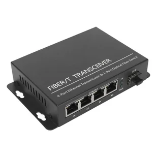 Option Gigabit Media Konwerter MC240P SFP-4xRJ45 PoE - Pozostałe akcesoria sieciowe - miniaturka - grafika 1