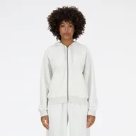 Bluzy damskie - Bluza damska New Balance WJ41501AHH  szara - miniaturka - grafika 1