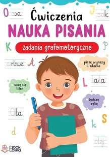 nauka pisania. zadania grafomotoryczne. ćwiczenia - Lektury szkoła podstawowa - miniaturka - grafika 1