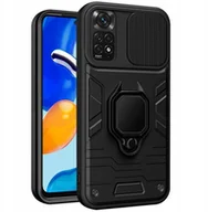 Etui i futerały do telefonów - Etui Ring Lens Case do Xiaomi Redmi Note 11 5G / Poco M4 Pro 5G czarne - miniaturka - grafika 1