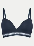 Biustonosze - Emporio Armani Underwear Biustonosz bezfiszbinowy 164410 4R227 00135 Granatowy - miniaturka - grafika 1