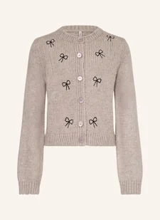 Only Kardigan beige - Swetry damskie - miniaturka - grafika 1