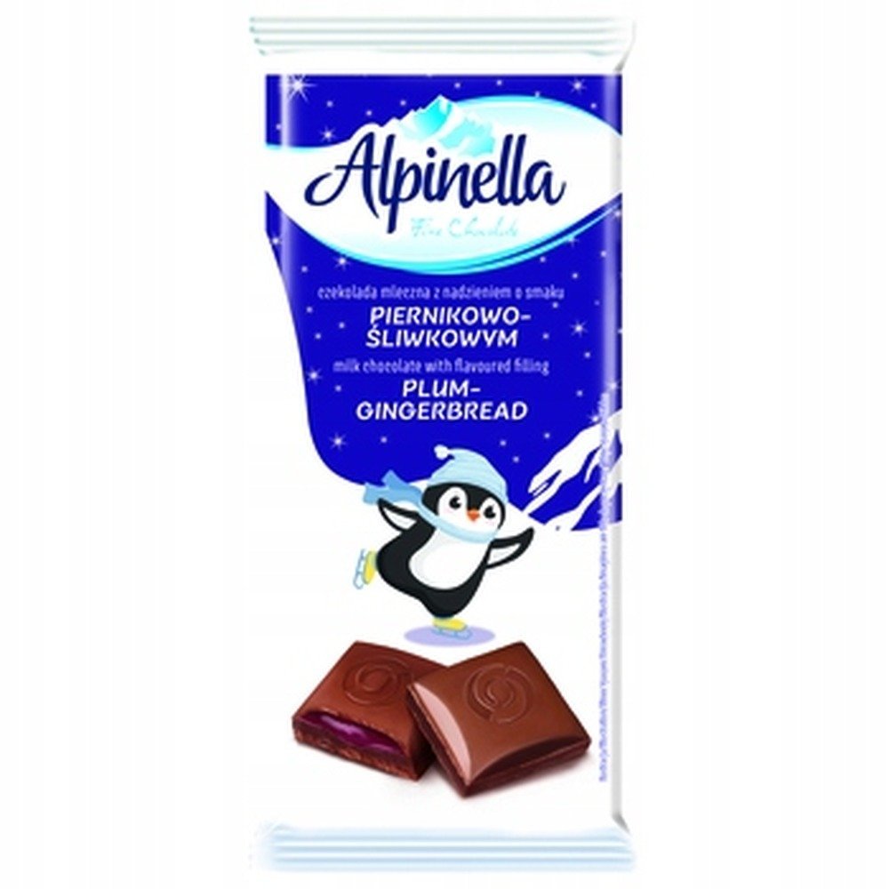 Alpine Czekolada Mleczna Piernik ze Śliwką 100 g