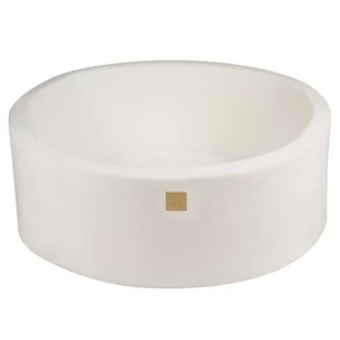 MEOWBABY Okrągły Suchy Basen dla Dziecka 90x30cm/bez Piłek, Supersoft, Biały - Suche baseny MEOWBABY Okrągły Suchy Basen dla Dziecka 90x30cm/bez Piłek, Supersoft, Biały - Suche baseny - miniaturka - grafika 1