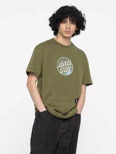 Koszulki dla chłopców - Santa Cruz Retreat Dot Front MOSS koszulka męska - XL - grafika 1