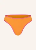 Stroje kąpielowe - Seafolly Dół Od Bikini Z Wysokim Stanem Beach Bound orange - miniaturka - grafika 1