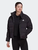 Kurtki damskie - adidas Kurtka puchowa Helionic Relaxed Down HG8696 Czarny Loose Fit - miniaturka - grafika 1