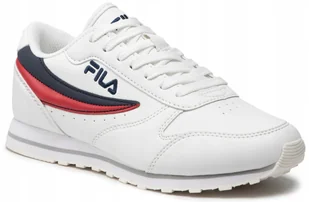 BUTY DAMSKIE FILA ORBIT LOW WOMEN BIAŁE SKÓRA SNEAKERSY ROZM. 36 - Sneakersy damskie - miniaturka - grafika 1