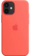Etui i futerały do telefonów - Apple Etui silikonowe Silicone Case do iPhone 12 Mini z MagSafe, różowe - miniaturka - grafika 1