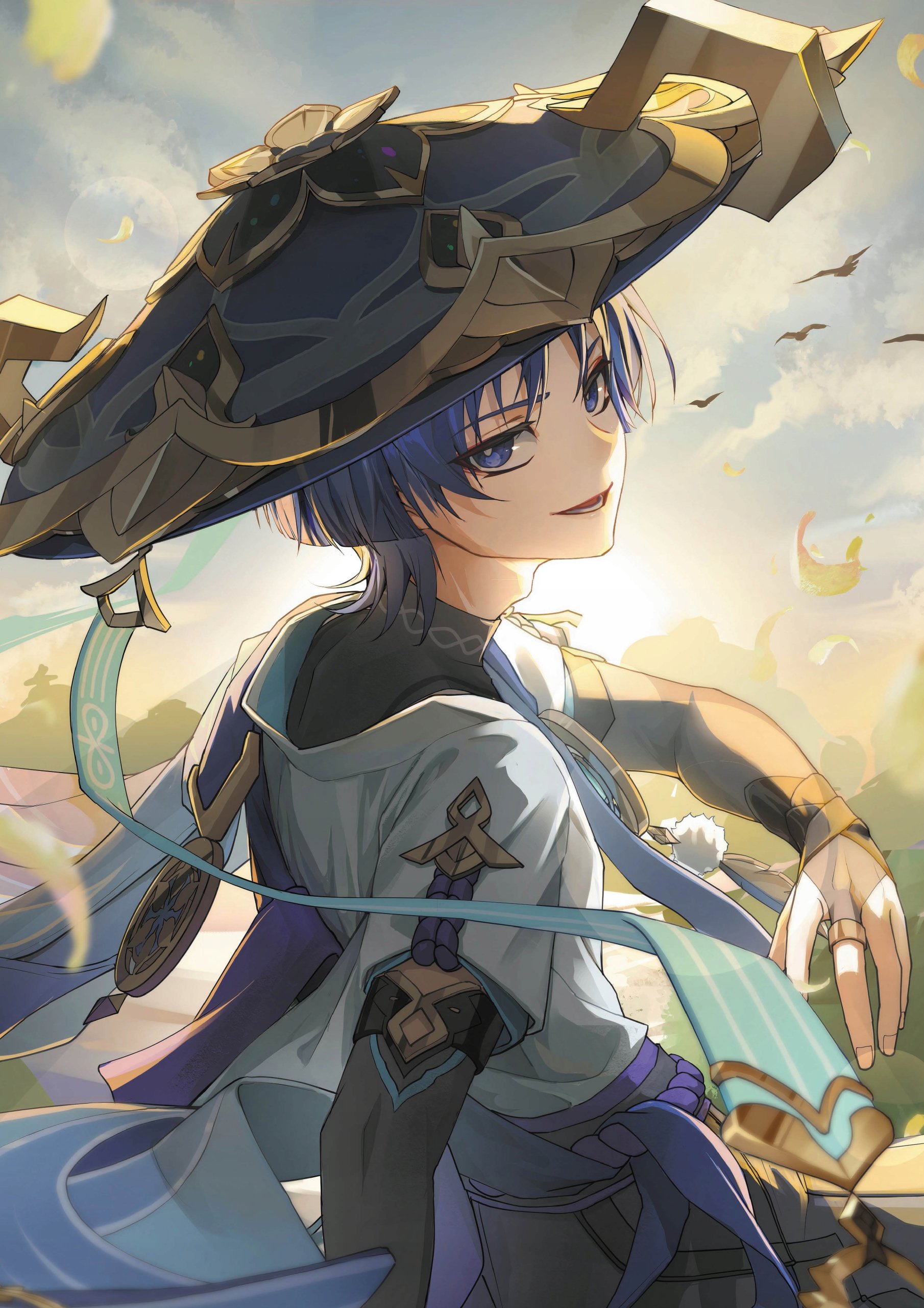 Plakat A1 Genshin Impact Anime Gra Wanderer