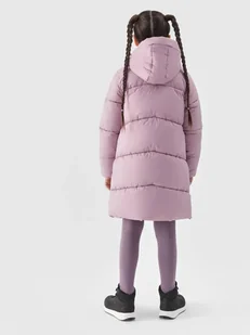 PŁASZCZ PUCHOWY DZIEWCZĘCY TDJAF455 4F 164cm - Płaszcze damskie - miniaturka - grafika 1