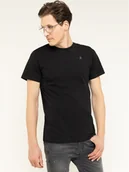Koszulki męskie - G-Star Raw T-Shirt Base-S D16411-336-6484 Czarny Regular Fit - miniaturka - grafika 1