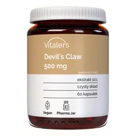 Stawy, mięśnie, kości - Vitaler's, Devil's Claw (Czarci Pazur), 500 mg, 60 kaps. - miniaturka - grafika 1