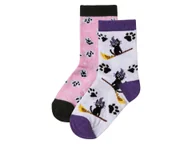 Skarpetki dla dzieci - lupilu® Skarpetki dziecięce, 2 pary (Biały/ różowy, 19/22) - miniaturka - grafika 1