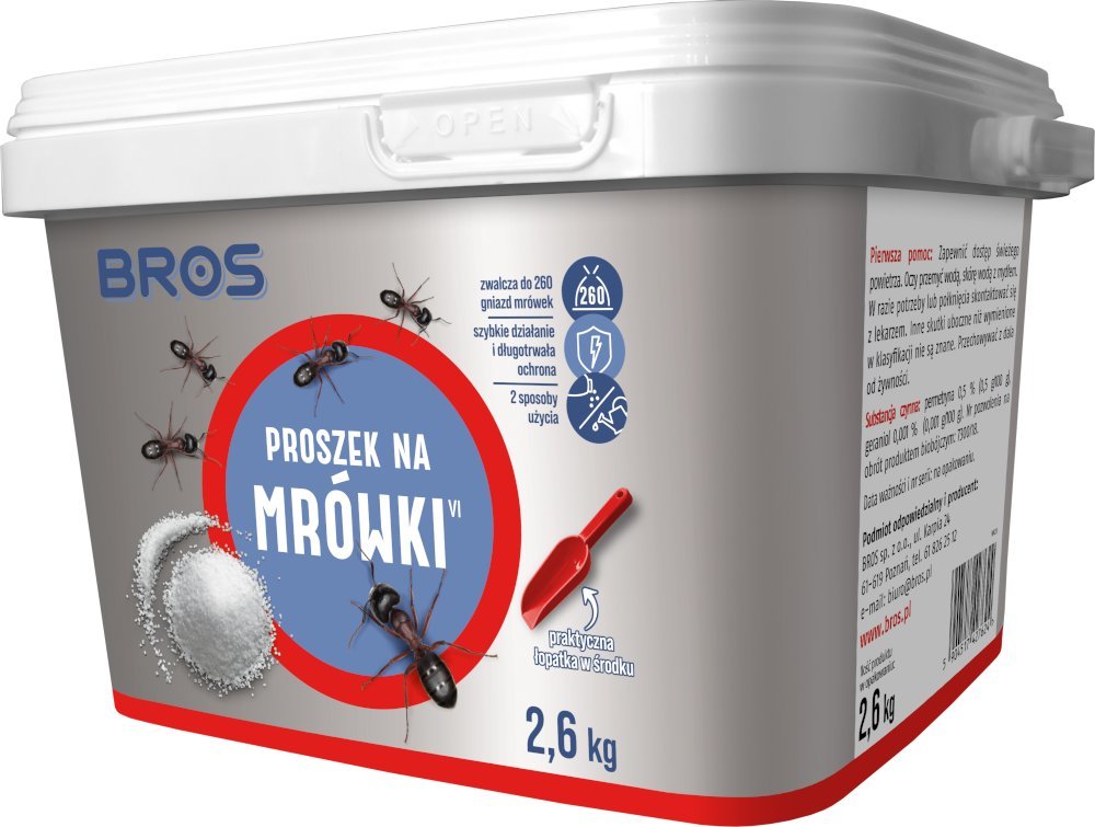 Bros Off-Tick Proszek na mrówki 2,6 kg