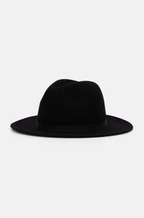 Tommy Hilfiger kapelusz wełniany kolor czarny wełniany AW0AW16365 - Czapki damskie - miniaturka - grafika 1