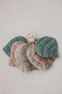 Girlandy - Girlanda dekoracyjna lniana listki "Wiosenne marzenie" - miniaturka - grafika 1