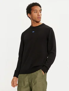 Hugo Sweter San Cosmo-C 50514698 Czarny Regular Fit - Swetry męskie - miniaturka - grafika 1