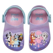 Buty dla dziewczynek - Klapki Crocs Bluey Multi Pink Cls Clg T 212370 Kolorowy - miniaturka - grafika 1