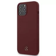 Etui i futerały do telefonów - Mercedes MEHCP12LSILRE iPhone 12 Pro Max 6,7" czerwony/red hardcase Silicone Line - miniaturka - grafika 1