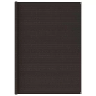 shumee Wykładzina do namiotu 250 x 600 cm brązowa - Akcesoria turystyczne - miniaturka - grafika 1
