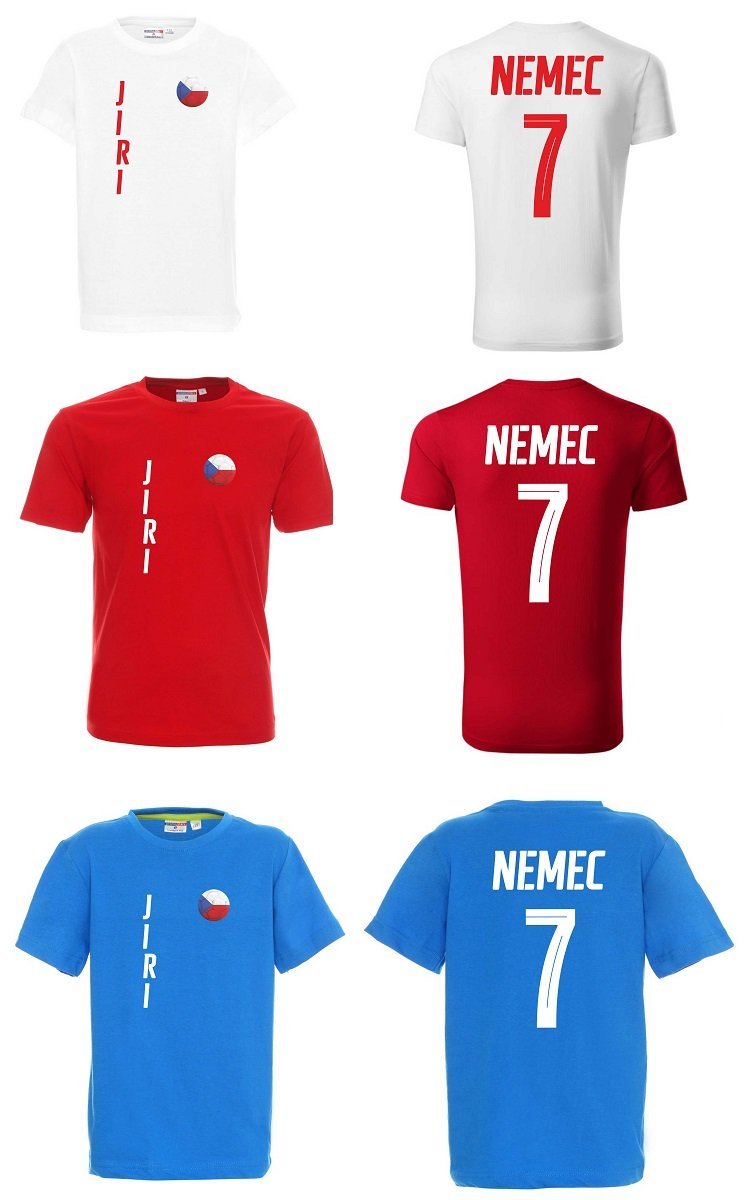 Koszulka CZECHY JIRI NEMEC 7 JR