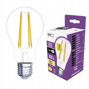 Żarówka Led E27 5,9W =60W 2700K Ciepła Biel Ww 806LM Filament A60 Emos - Żarówki LED - miniaturka - grafika 1
