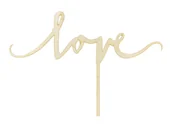 Wesele i ślub - Party Deco Topper na tort Love - 16 cm KPT50-100 - miniaturka - grafika 1